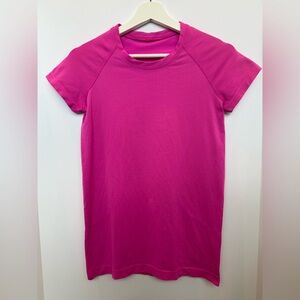 Lululemon Pow Pink/Sakura Pink Swiftly Tech Short-Sleeve Shirt *Hip Length Sz 6